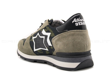 Atlantic-stars sneakers sirius mimetica uomo kaki