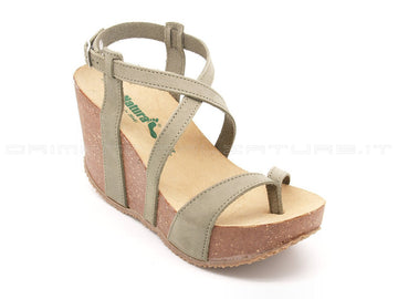 Bionatura sandali infradito donna kaki