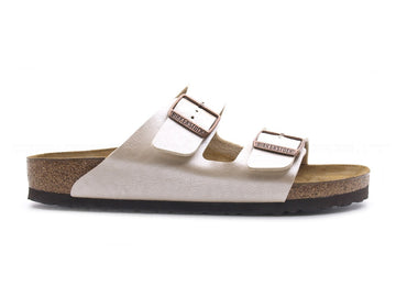 Birkenstock arizona ciabatte 2 fibbie donna bianco