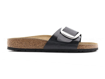 Birkenstock madrid ciabatte big buckle donna nero