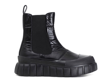 CafèNoir donna stivaletti chelsea tessuto tecnico nero C1DM9420-N001