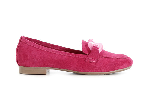CafèNoir Donna Mocassini Estivi tacco basso tomaia Camoscio fuxia C1EG5002-V004
