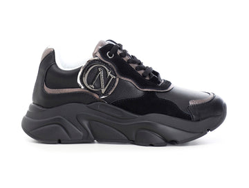 CafèNoir donna sneakers invernale camoscio pelle nera C1DA1221-N001