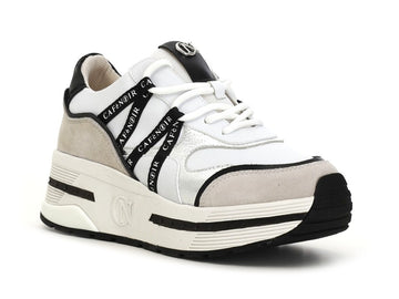 CafèNoir sneakers zeppa con passalacci logati