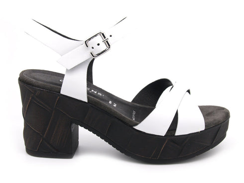 Carmens sandalo con cinturino donna bianco