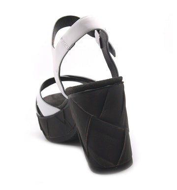 Carmens sandalo con cinturino donna bianco