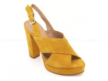 Carmens sandali cinturino donna ocra