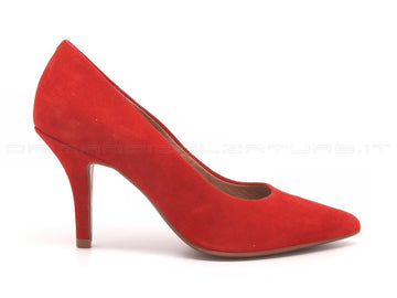 Carmens décolleté punta sfilata donna rosso