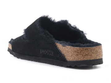 Birkenstock Arizona two buckle shearling suede