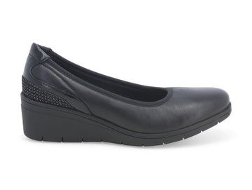 Melluso décolleté comfort zeppa tomaia pelle nera K91610B-216765