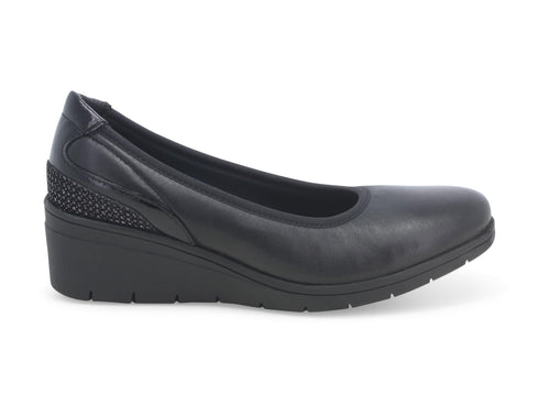 Melluso décolleté comfort zeppa tomaia pelle nera K91610B-216765
