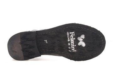 Felmini anfibi con stringhe donna nero