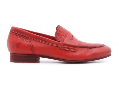Felmini mocassino donna rosso
