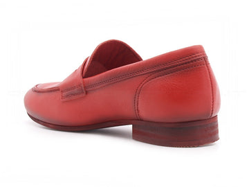 Felmini mocassino donna rosso
