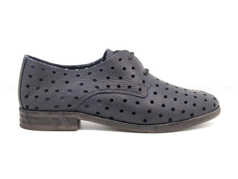 Felmini scarpe stringate derby donna nero