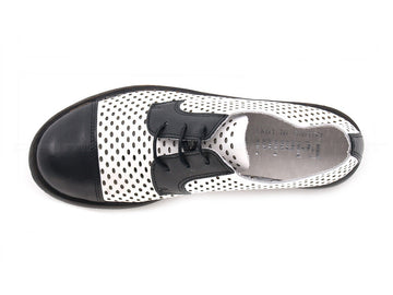 Felmini scarpe stringate estive donna bianco