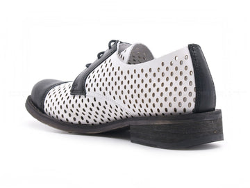 Felmini scarpe stringate estive donna bianco