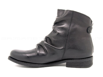 Felmini stivaletto nero con zip donna nero