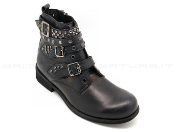 Felmini anfibi con borchie donna nero