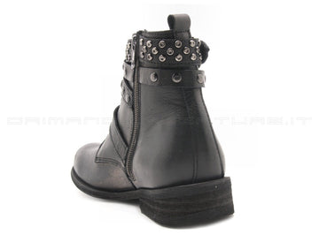 Felmini anfibi con borchie donna nero