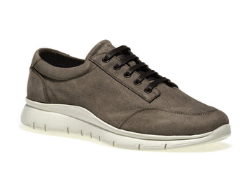 Frau men's low lace-up shoes in nabuk