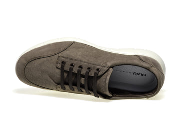 Frau men's low lace-up shoes in nabuk