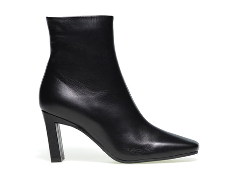 Frau stivaletti eleganti tacco alto pelle nera 62N2