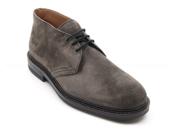 Frau uomo polacchine stringate uomo grigio