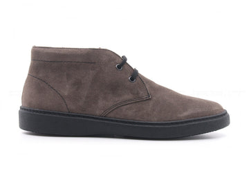 Frau uomo polacchino mid stringato uomo grigio