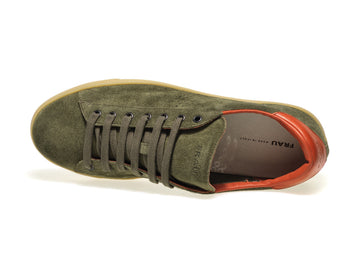 Frau men's suede lace-up sneakers