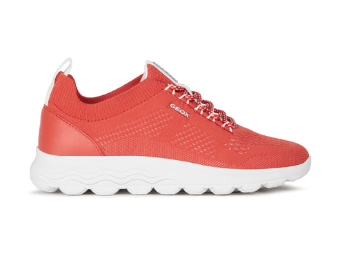 Geox donna scarpe sneakers estive spherica rossa D15NUA C7000
