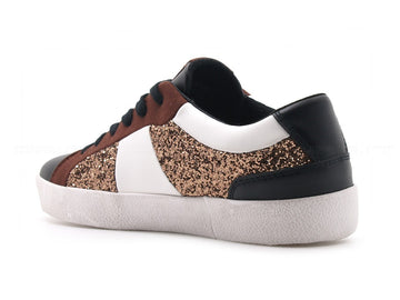 Geox donna warley sneakers glitter donna oro