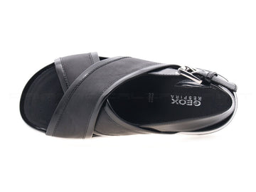Geox donna ottaya sandali 2 fasce donna nero