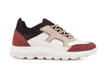 Geox scarpe spherica sneakers donna bianche D26NUC