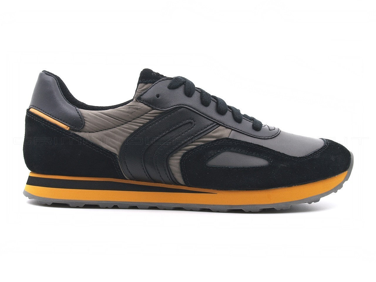 Geox uomo Vincit sneakers nera stringata Grimandi calzature shop