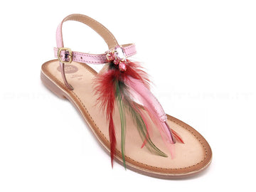 Gioseppo sandali infradito con gioiello donna rosa