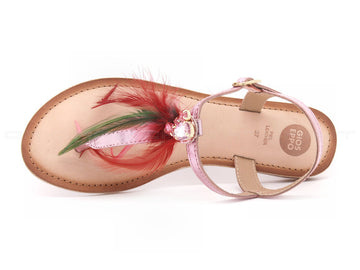 Gioseppo sandali infradito con gioiello donna rosa