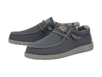 Hey Dude Wally Sox Men's Triple Needle Blue Shadow