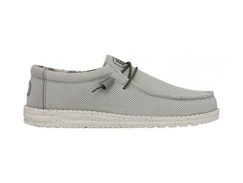 Hey Dude Scarpe Uomo Estive Wally Sox Triple Needle Fog Grigio