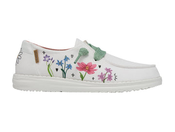 Hey Dude scarpe Wendy Doodle Good Vibes bianche