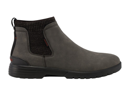 Hey Dude Scott stivaletti uomo chocolate grigio