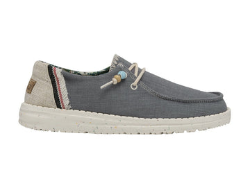 Hey Dude Wendy Natural in tessuto chambray Indigo grigio