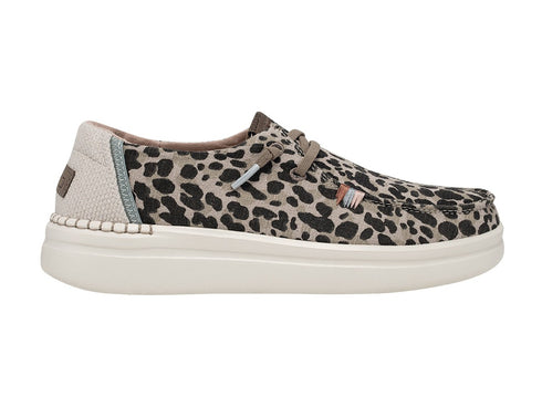 Hey Dude Wendy Rise Jungle in tessuto chambray beige