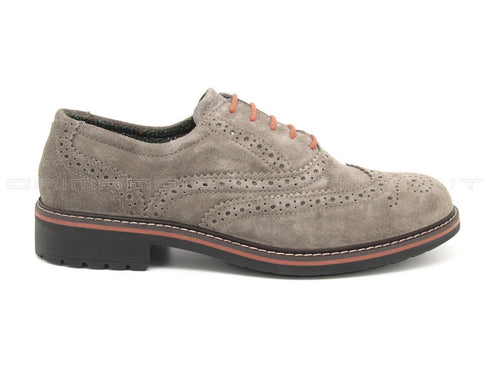 Igi & co stringate camoscio uomo grigio