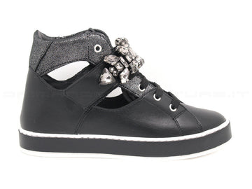 Liu jo sneakers alta jourdan donna nero
