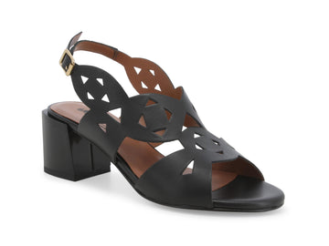 Melluso Women's Sandals Leather straps wide heel