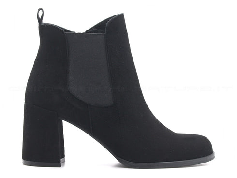 Melluso stivaletti con tacco donna nero