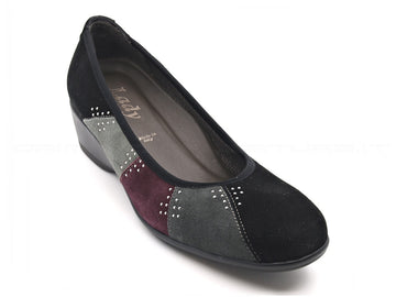 Melluso scarpe comode con zeppa donna nero