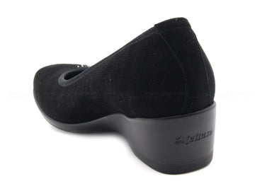 Melluso scarpe comode con zeppa donna nero