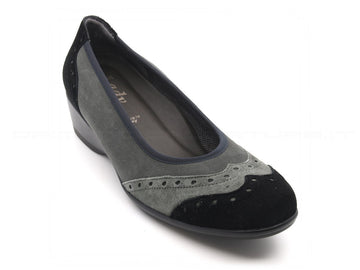 Melluso scarpe comode con zeppa donna grigio